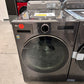 BRAND NEW BLACK STEEL STACKABLE LG WASHER MODEL: WM6500HBA WAS13315