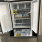 New GE - 24.7 Cu. Ft. French Door Refrigerator - Stainless Steel MODEL: GNE25JYKFS REF13699S