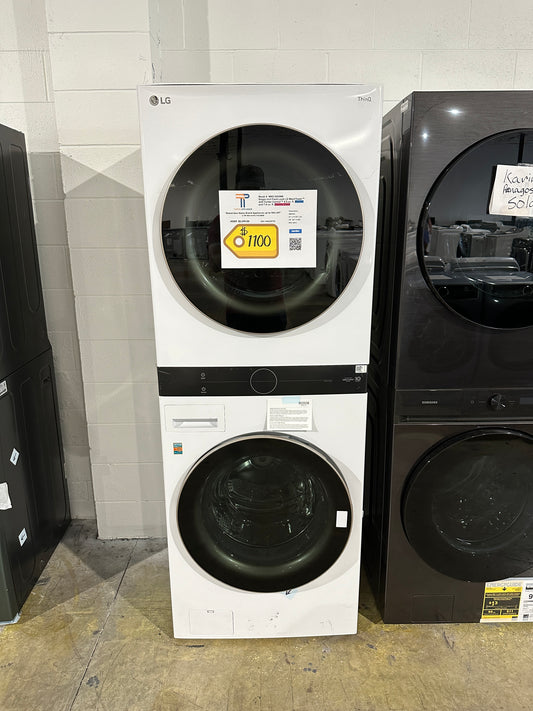 GREAT NEW LG SMART WASHTOWER with ELECTRIC DRYER MODEL: WKE100HWA WAS12375S