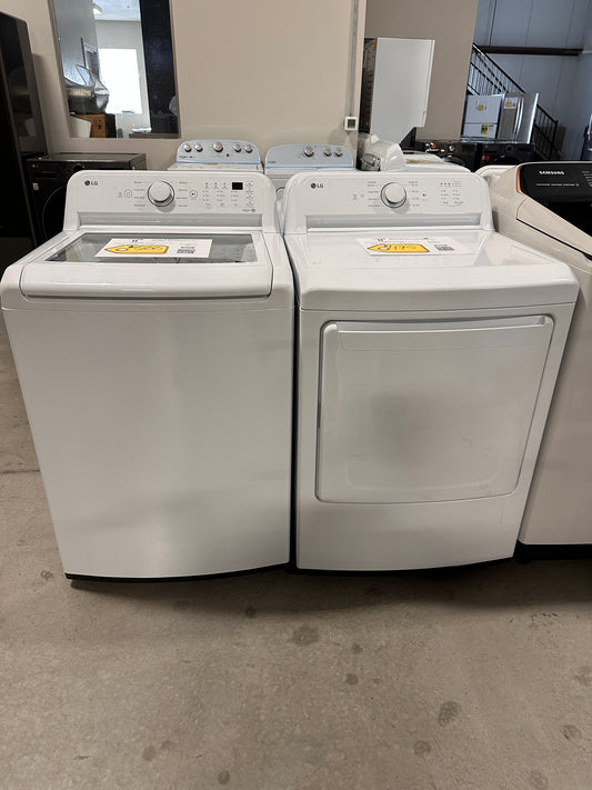 BRAND NEW LG TOP LOAD WASHER ELECTRIC DRYER LAUNDRY SET WAS13335 DRY12625