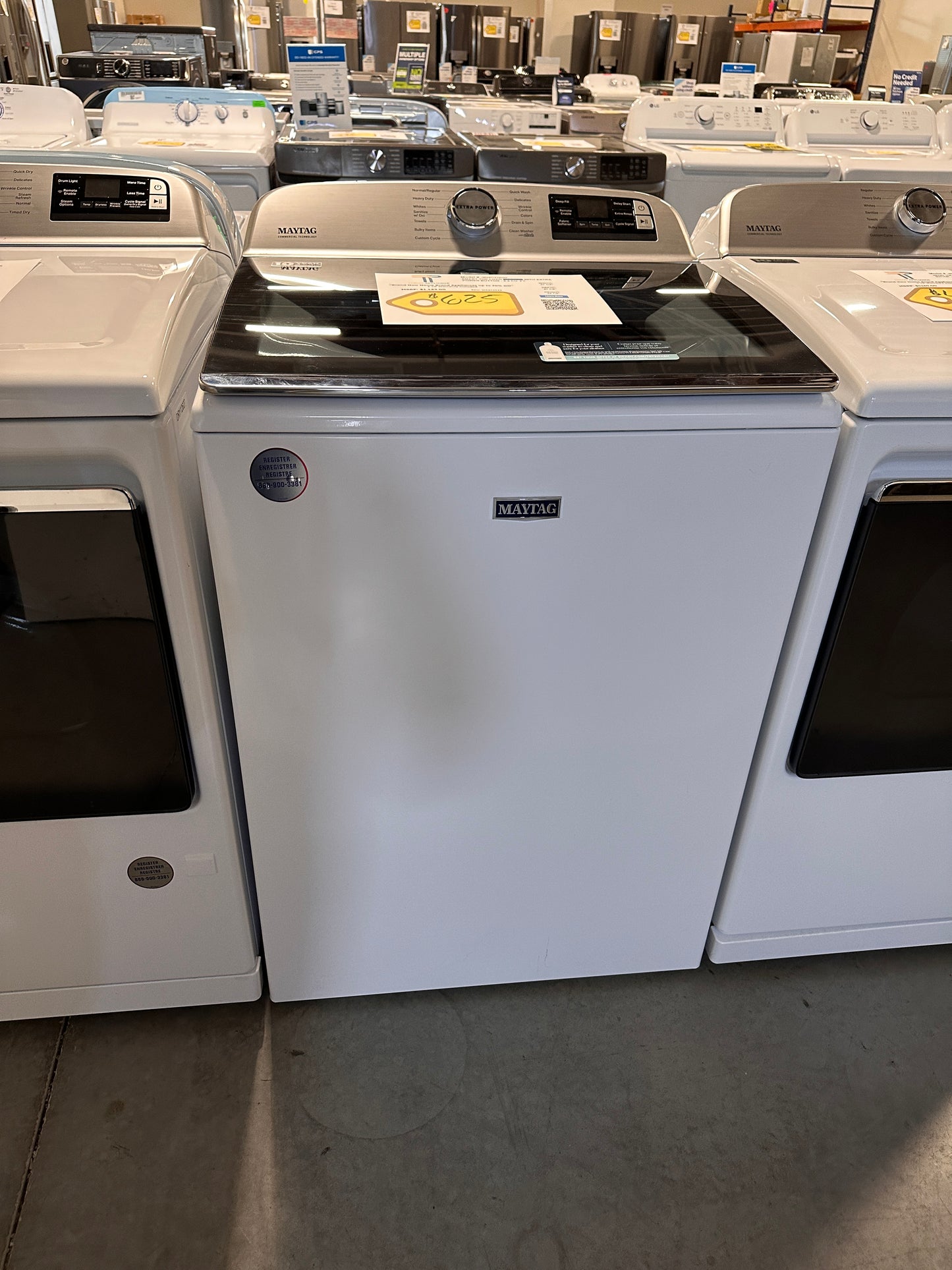 NEW MAYTAG SMART TOP LOAD WASHER MODEL: MVW7232HW WAS13348