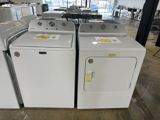 GREAT NEW MAYTAG LAUNDRY SET with ELECTRIC DRYER WAS12158S DRY12177S