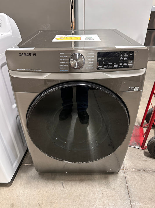 BRAND NEW SAMSUNG STACKABLE SMART GAS DRYER MODEL: DVG45B6300P DRY12635