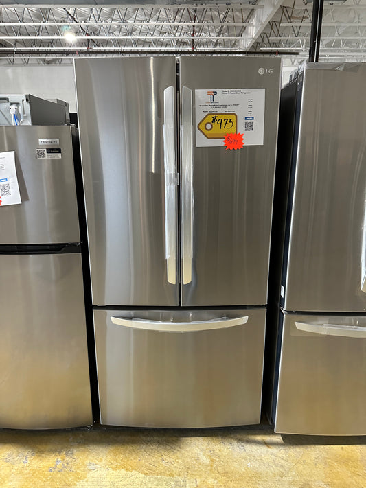 LG - 25.1 Cu. Ft. French Door Refrigerator with Ice Maker - Stainless Steel MODEL: LRFCS25D3S REF13705S