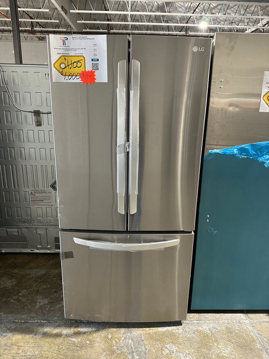 NEW LG FRENCH DOOR STAINLESS STEEL REFRIGERATOR - MODEL: LRFCS25D3S REF10055RS