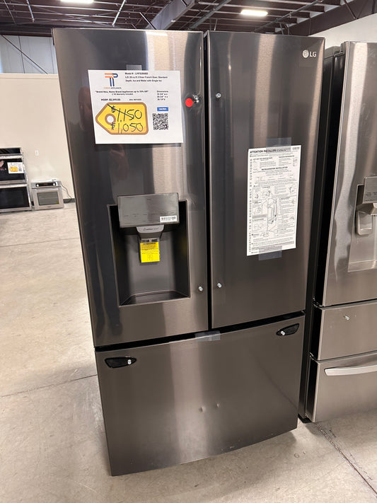 DISCOUNTED BLACK STAINLESS STEEL LG SMART REFRIGERATOR MODEL: LHFS28XBD REF13231