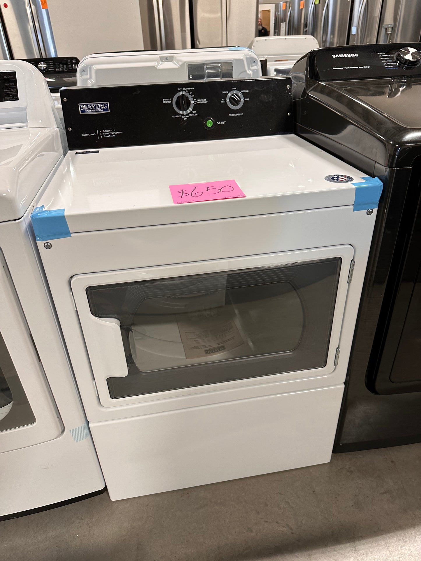BRAND NEW MAYTAG ELECTRIC DRYER with 9 CYCLES - DRY12032