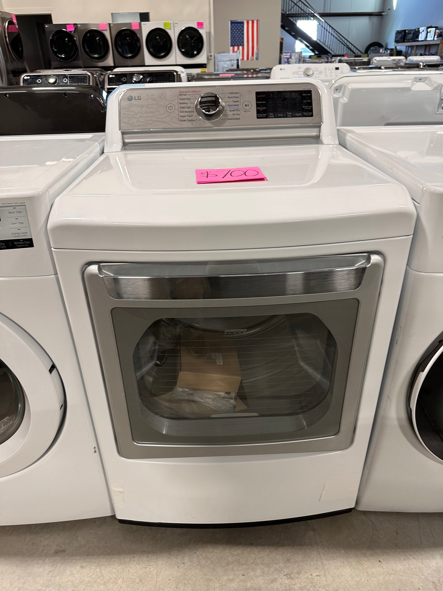 GORGEOUS NEW 7.3 CU FT SMART ELECTRIC DRYER - DRY12060