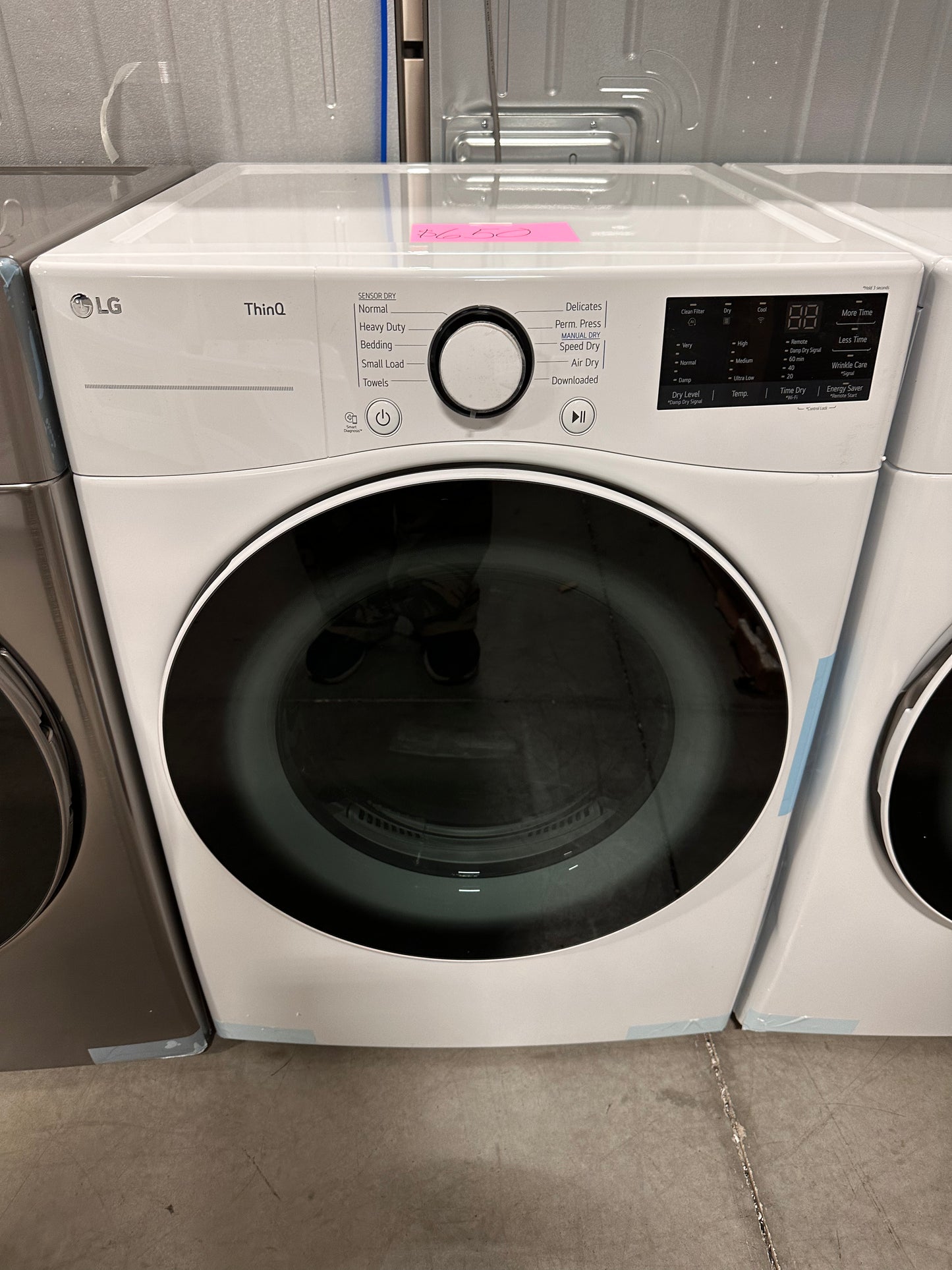 STACKABLE SMART ELECTRIC DRYER by LG - DRY12118