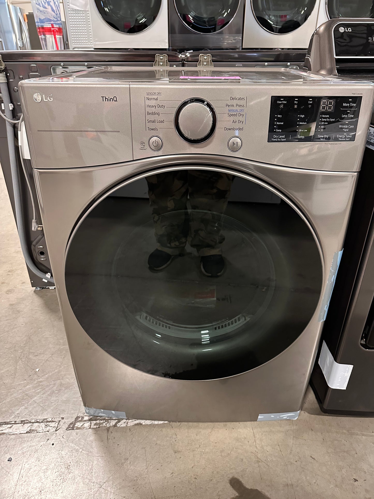 STACKABLE SMART LG ELECTRIC DRYER - DRY12122