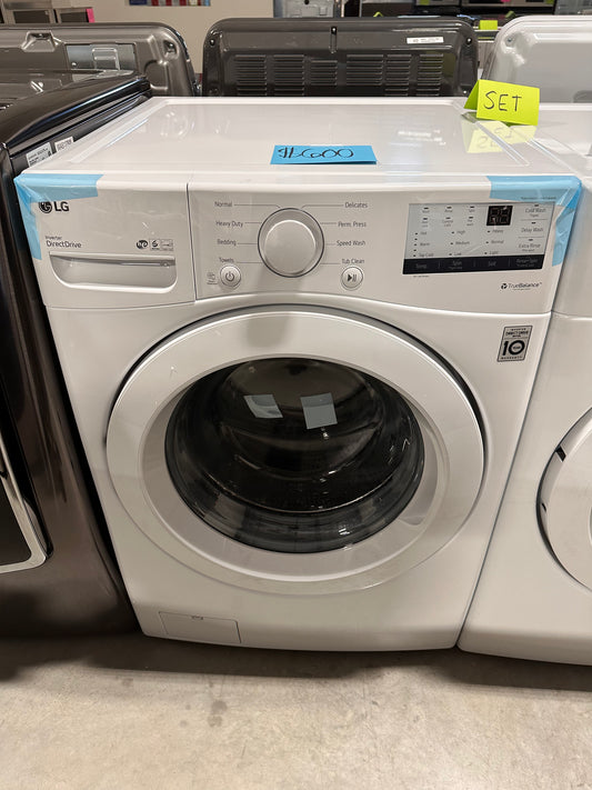 Model: WM3400CW - NEW LG STACKABLE FRONT LOAD WASHER - WAS12707