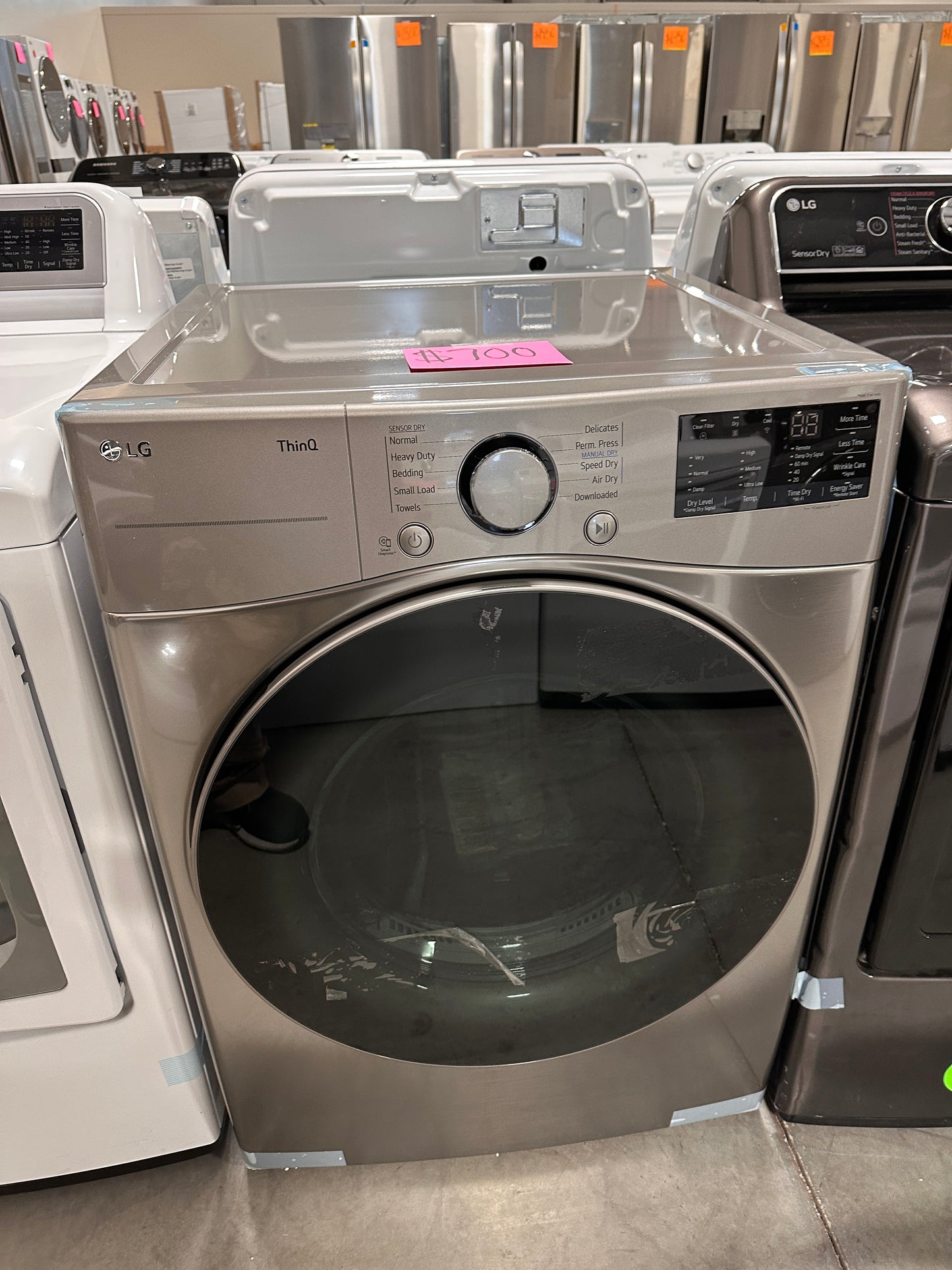 GREAT NEW LG STACKABLE SMART ELECTRIC DRYER - DRY12145