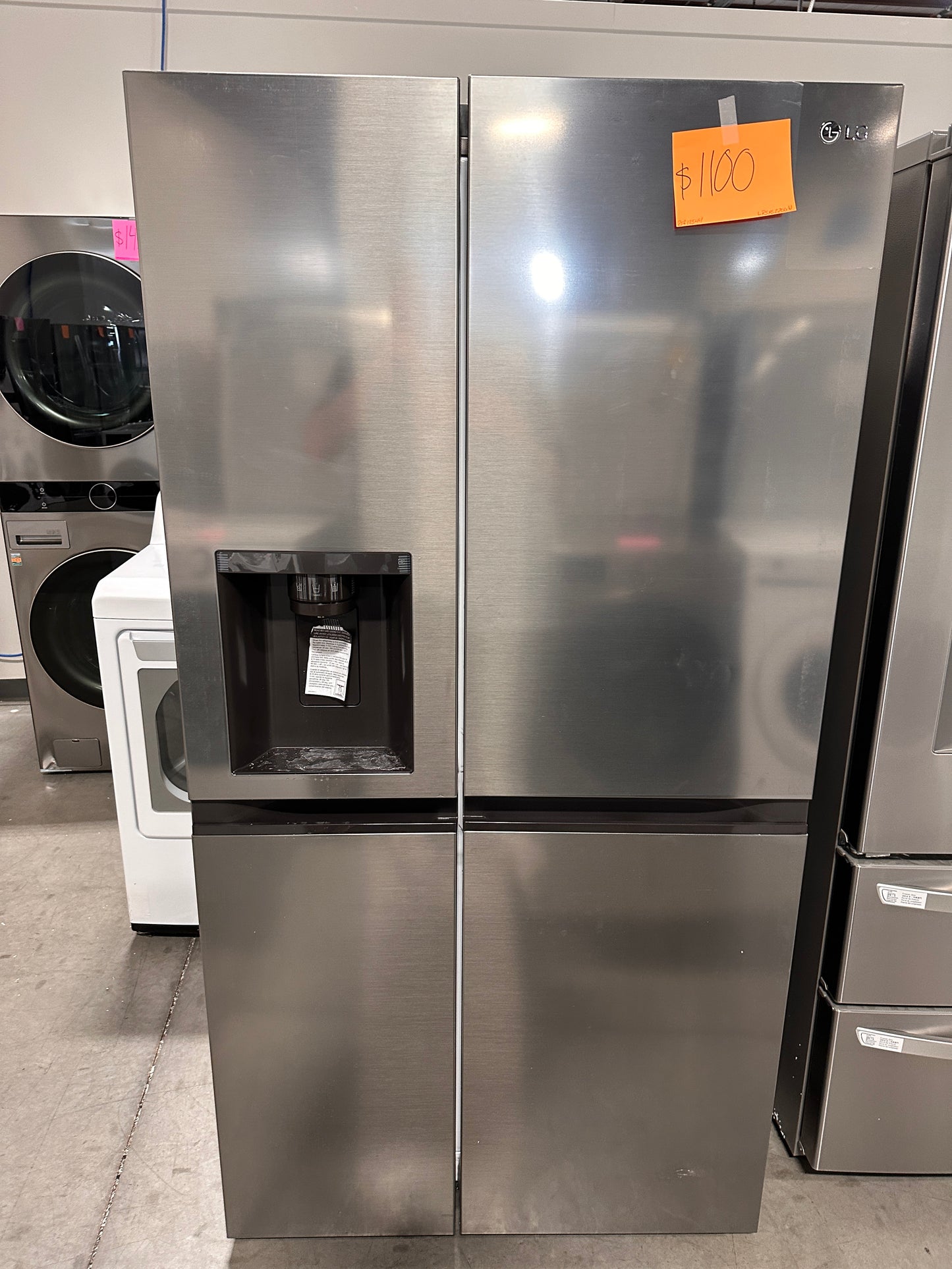 GORGEOUS NEW SIDE BY SIDE REFRIGERATOR - REF12544
