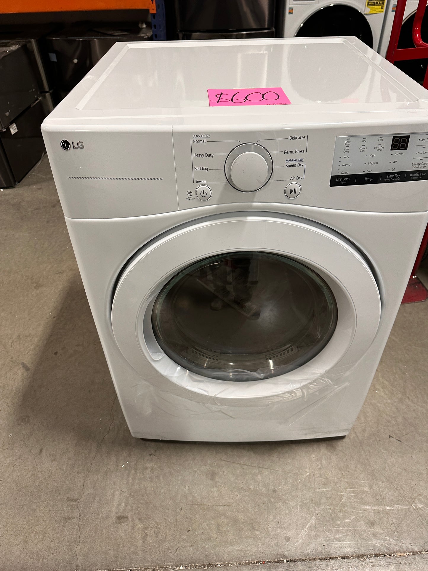 NEW LG STACKABLE ELECTRIC DRYER - DRY12138