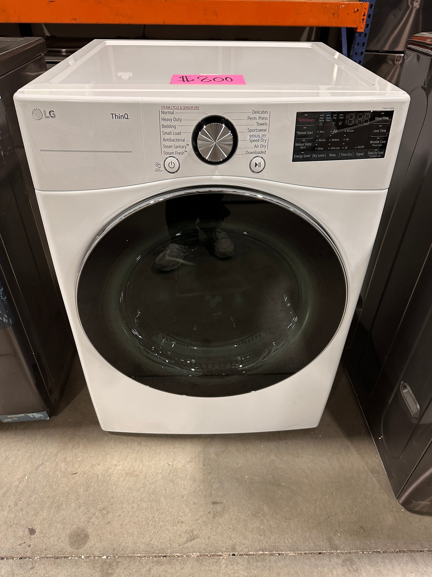 MODEL DLEX4200W STACKABLE SMART ELECTRIC DRYER - DRY12160