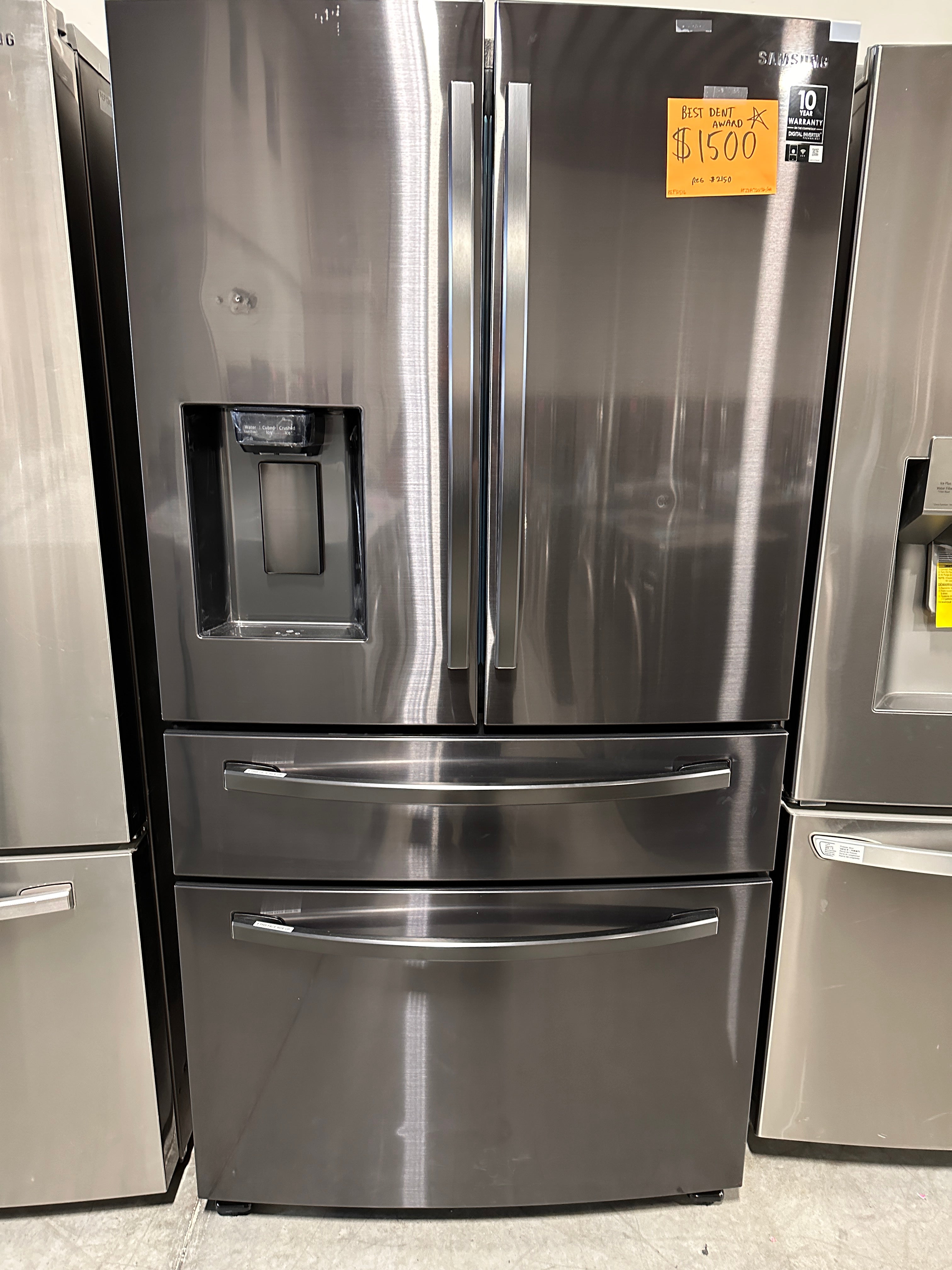 NEW SAMSUNG FRENCH DOOR REFRIGERATOR WITH FLEXZONE DRAWER - REF12516 ...