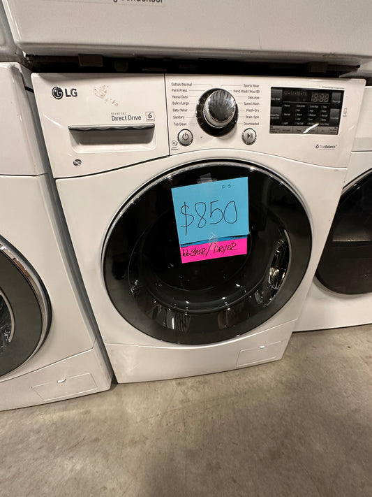 NEW COMPACT FRONT LOAD WASHER - WHITE - WAS12322