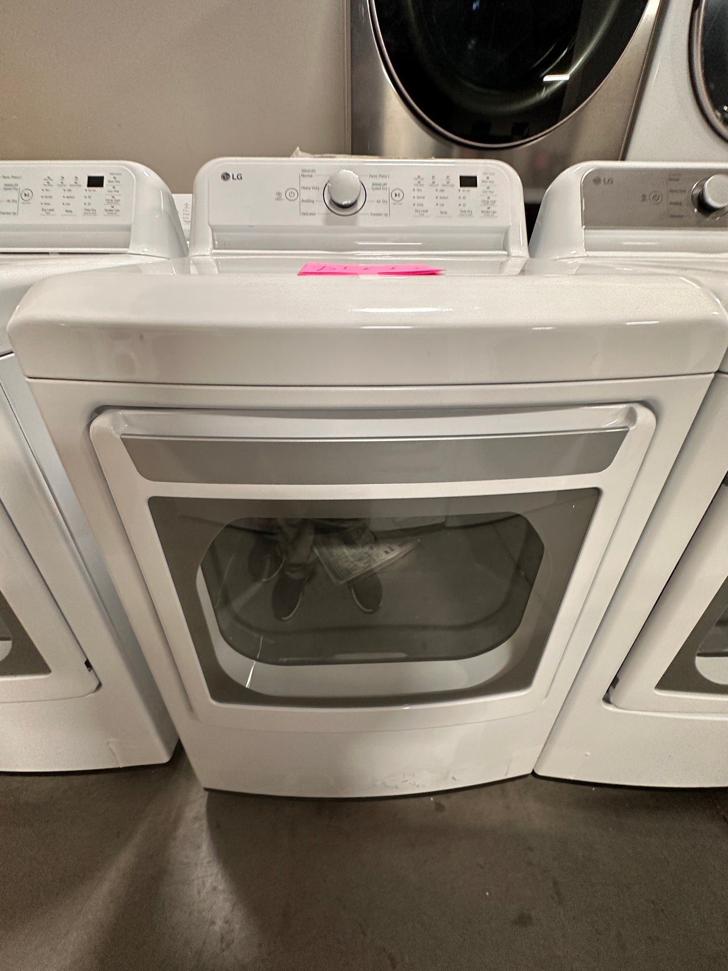 BRAND NEW LG 7.3 CU FT WHITE ELECTRIC DRYER - DRY12062