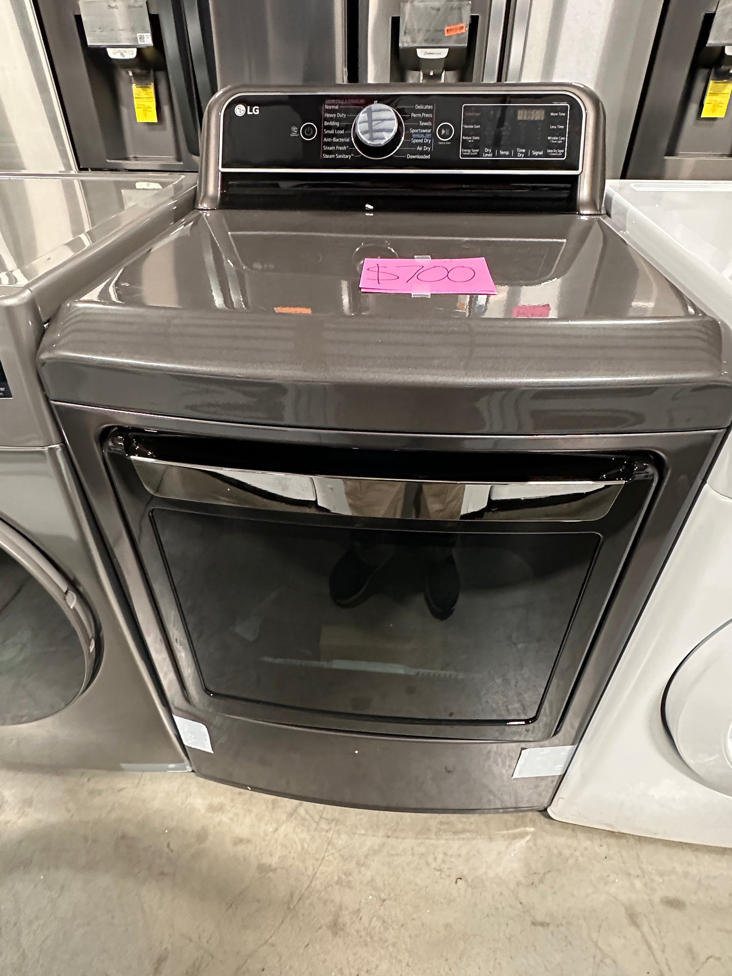 GREAT NEW LG 7.3 CU FT ELECTRIC DRYER - DRY12125 DLEX7900BE