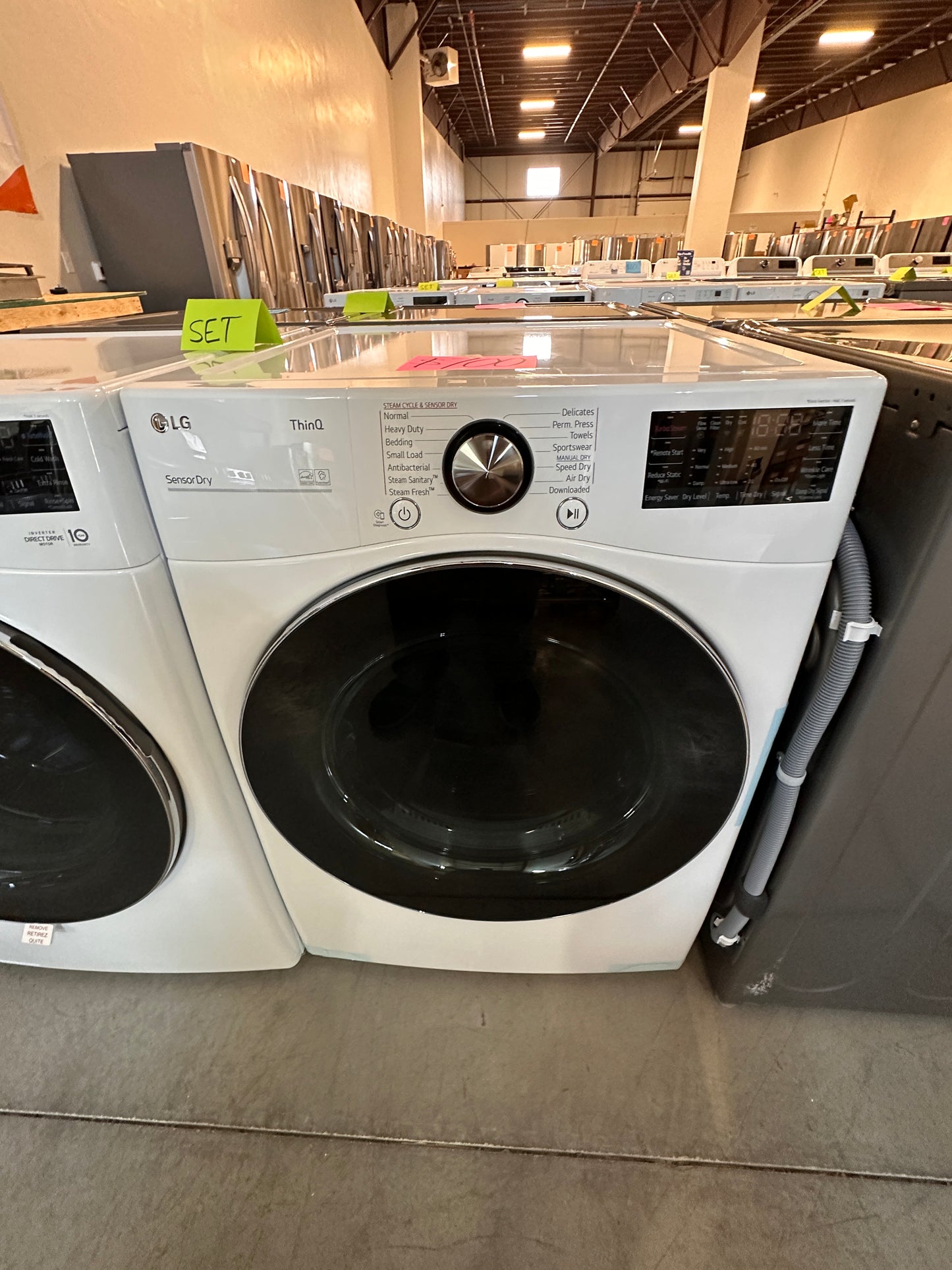 GREAT NEW FRONT LOAD STACKABLE ELECTRIC DRYER - DRY12084