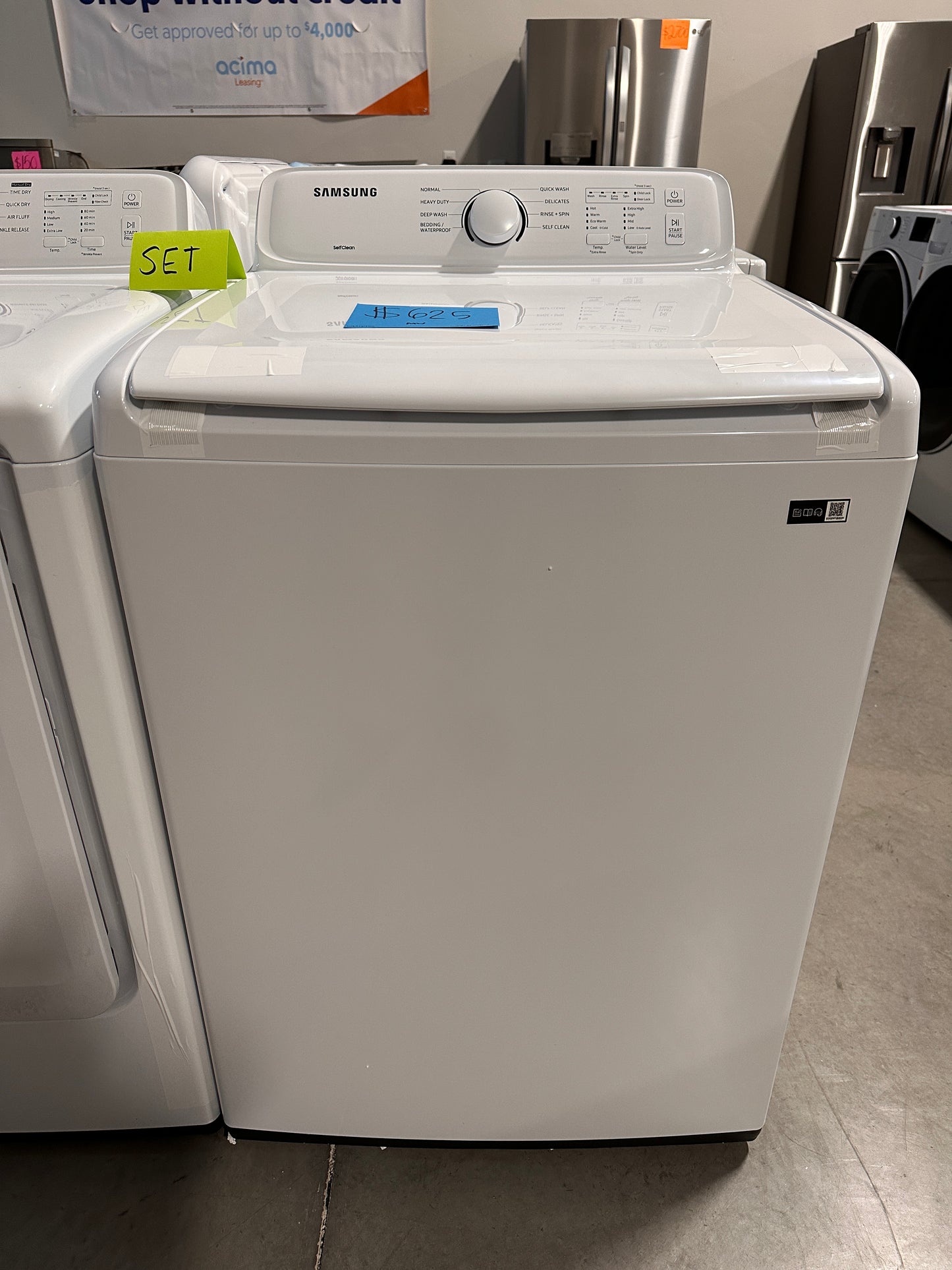 SAMSUNG TOP LOAD WASHER WITH ACTIVEWAVE AGITATOR - WAS12750