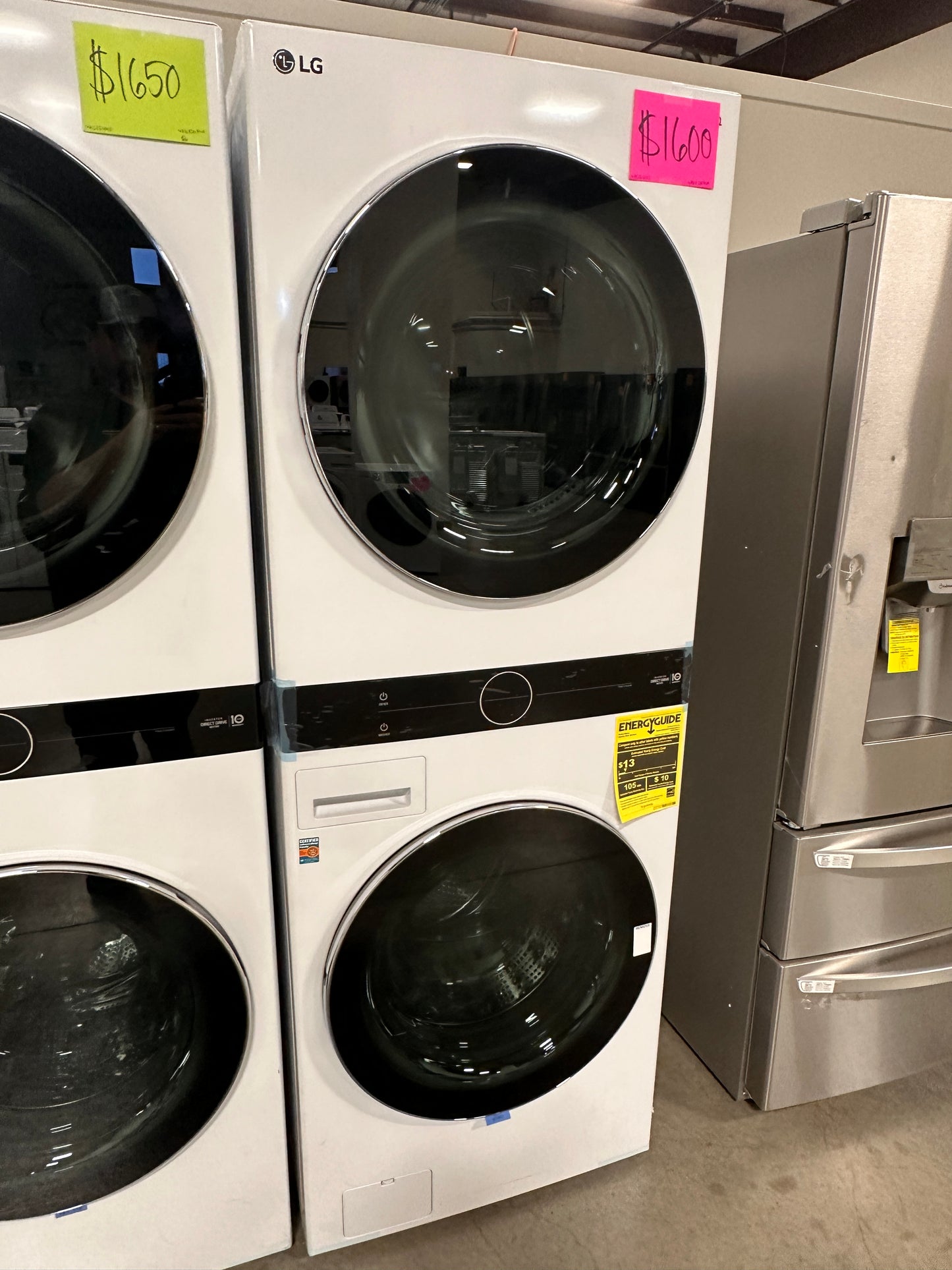 NEW ELECTRIC DRYER FRONT LOAD WASHER WASHTOWER - WAS12627