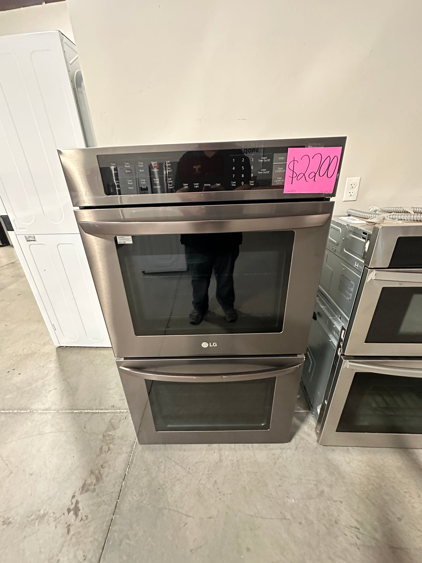 NEW LG CONVECTION SMART COMBINATION WALL OVEN WITH MICROWAVE - WOV11183