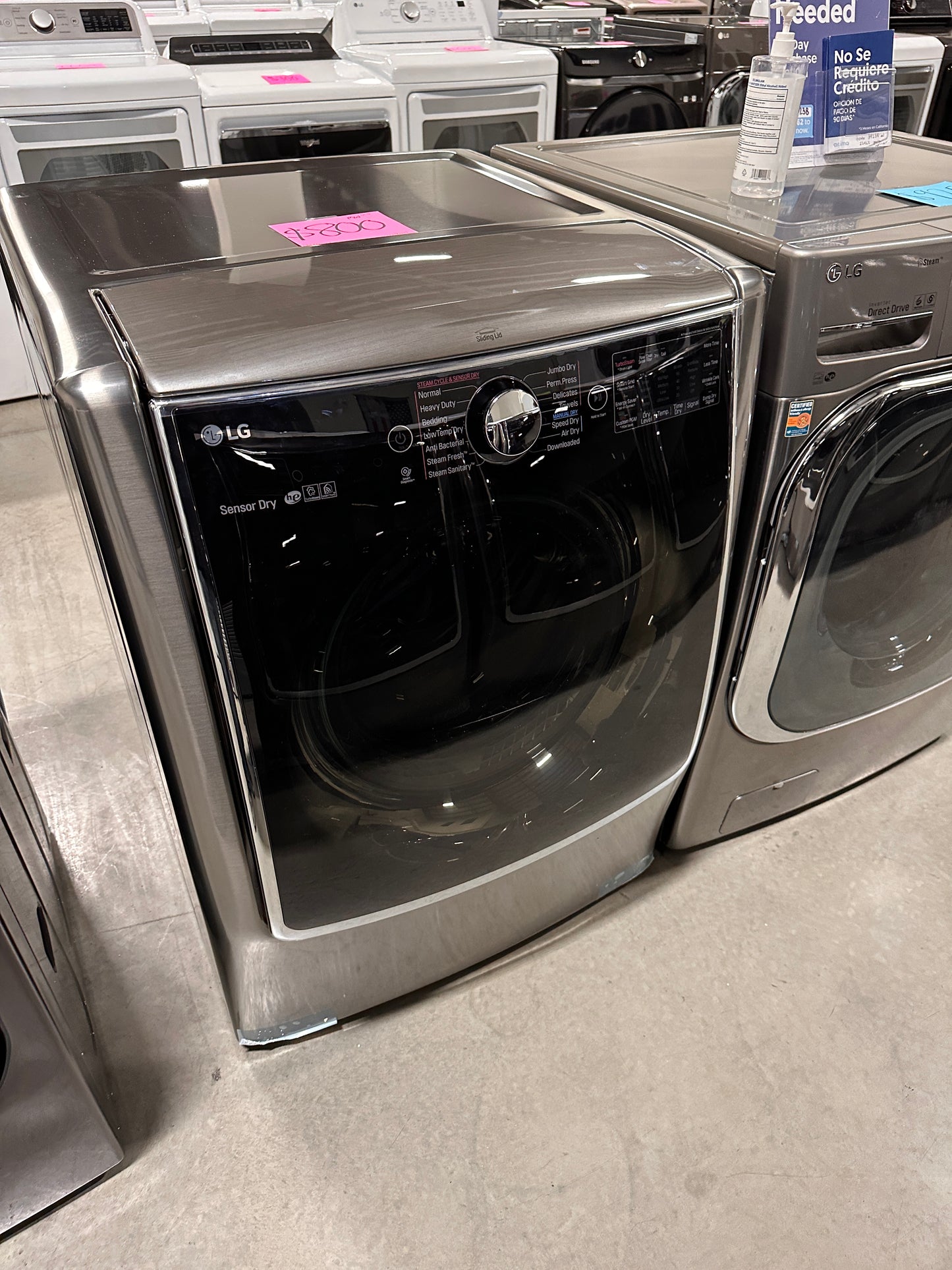 GORGEOUS BRAND NEW LG 9.0 CU FT ELECTRIC DRYER - DRY12085