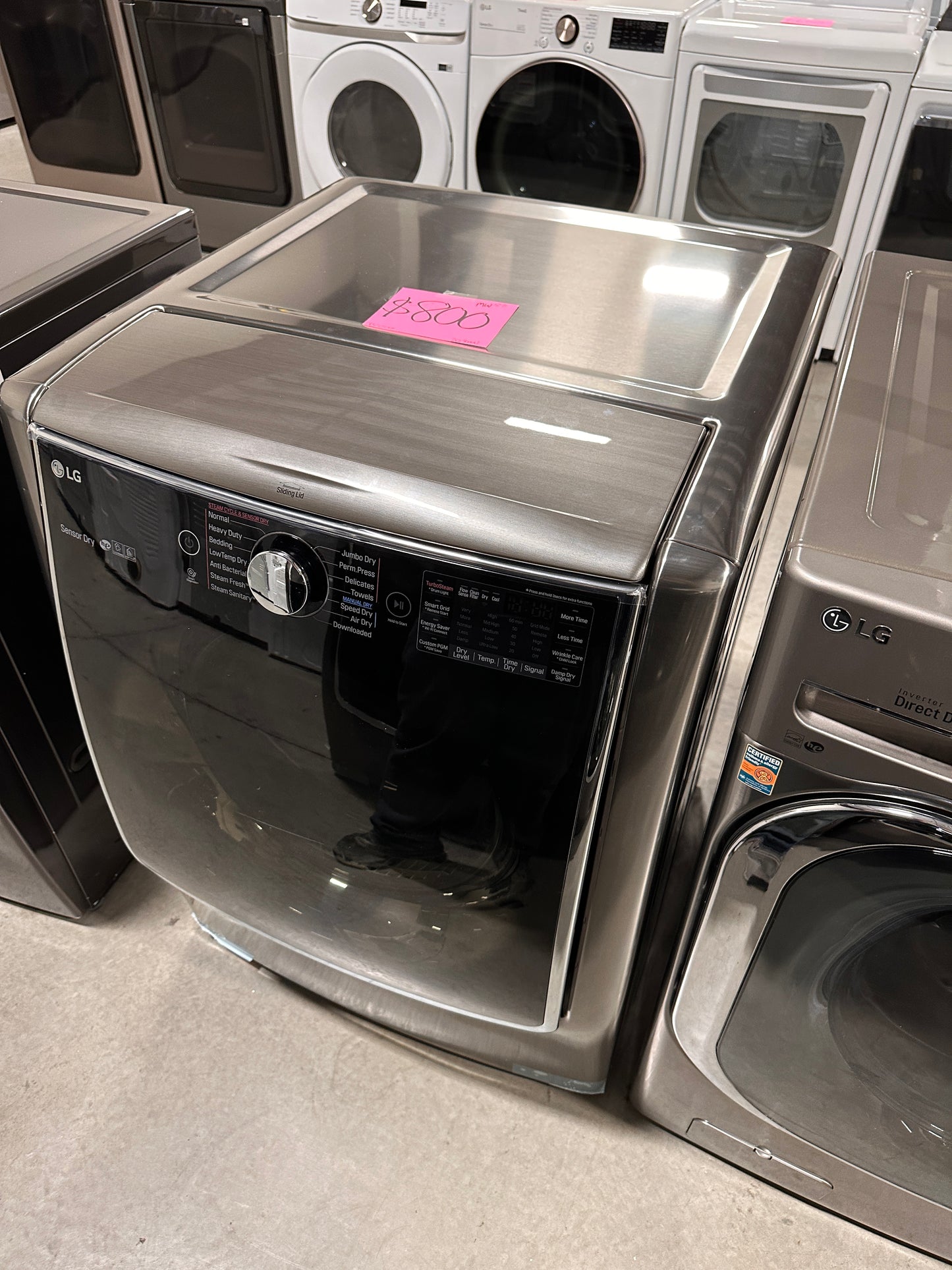 NEW IN BOX LG ELECTRIC DRYER - DRY12091