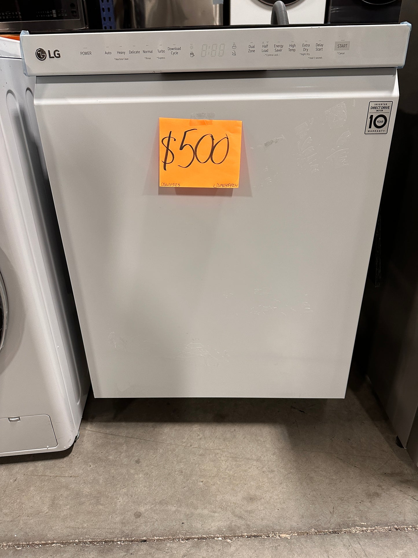 NEW SMART LG DISHWASHER WITH STAINLESS STEEL TUB - DSW11523