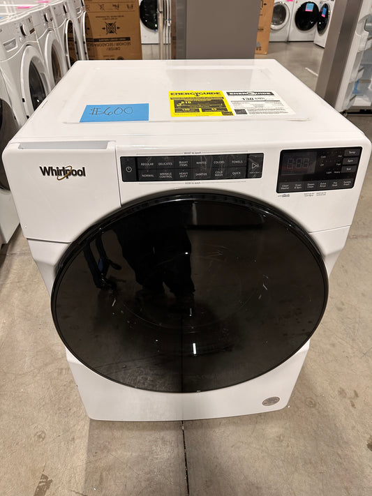 WHIRLPOOL STACKABLE SMART FRONT LOAD WASHER - WAS12796
