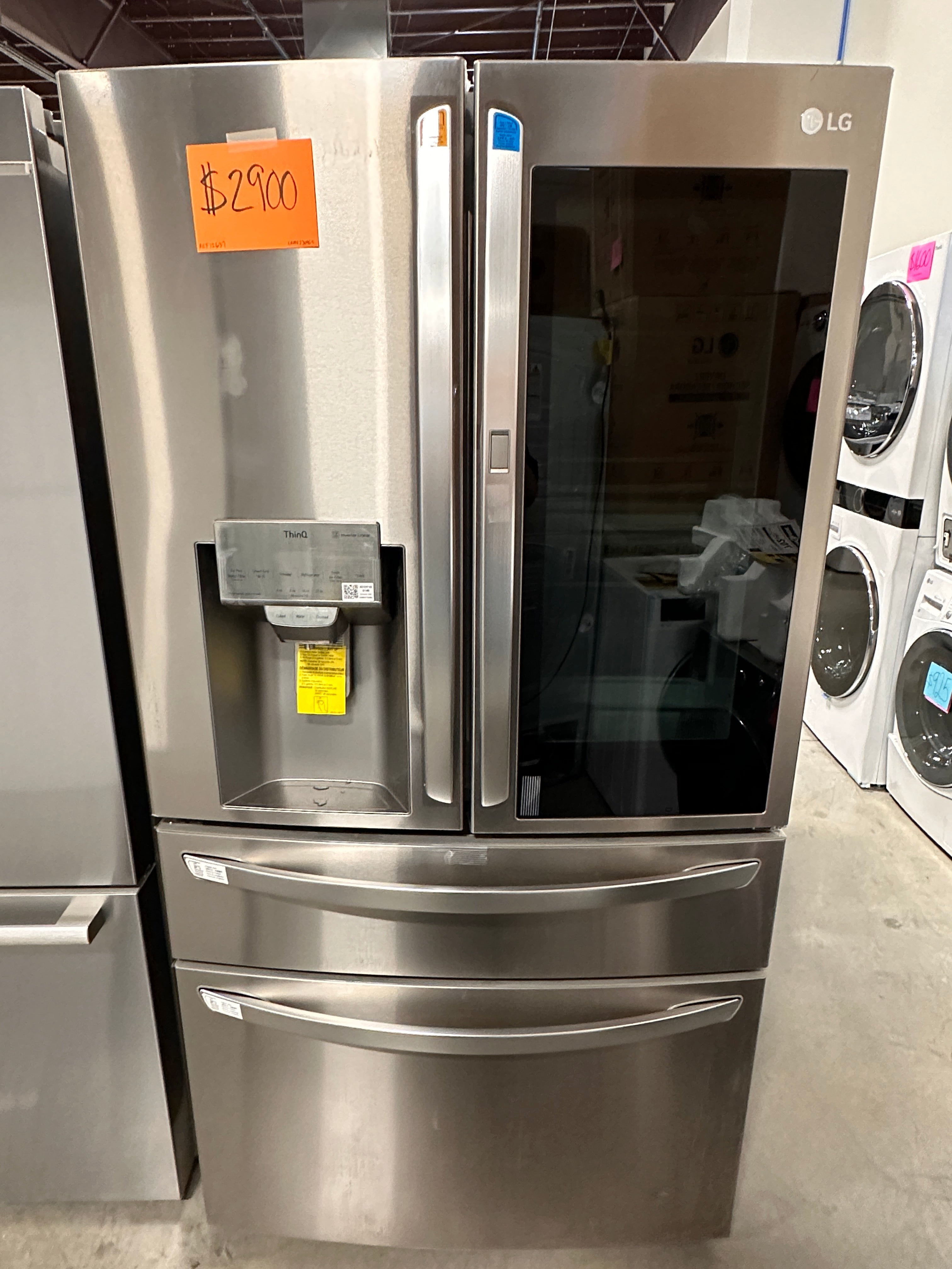 NEW LG 4-DOOR FRENCH DOOR REFRIGERATOR with INSTAVIEW - REF12637 ...