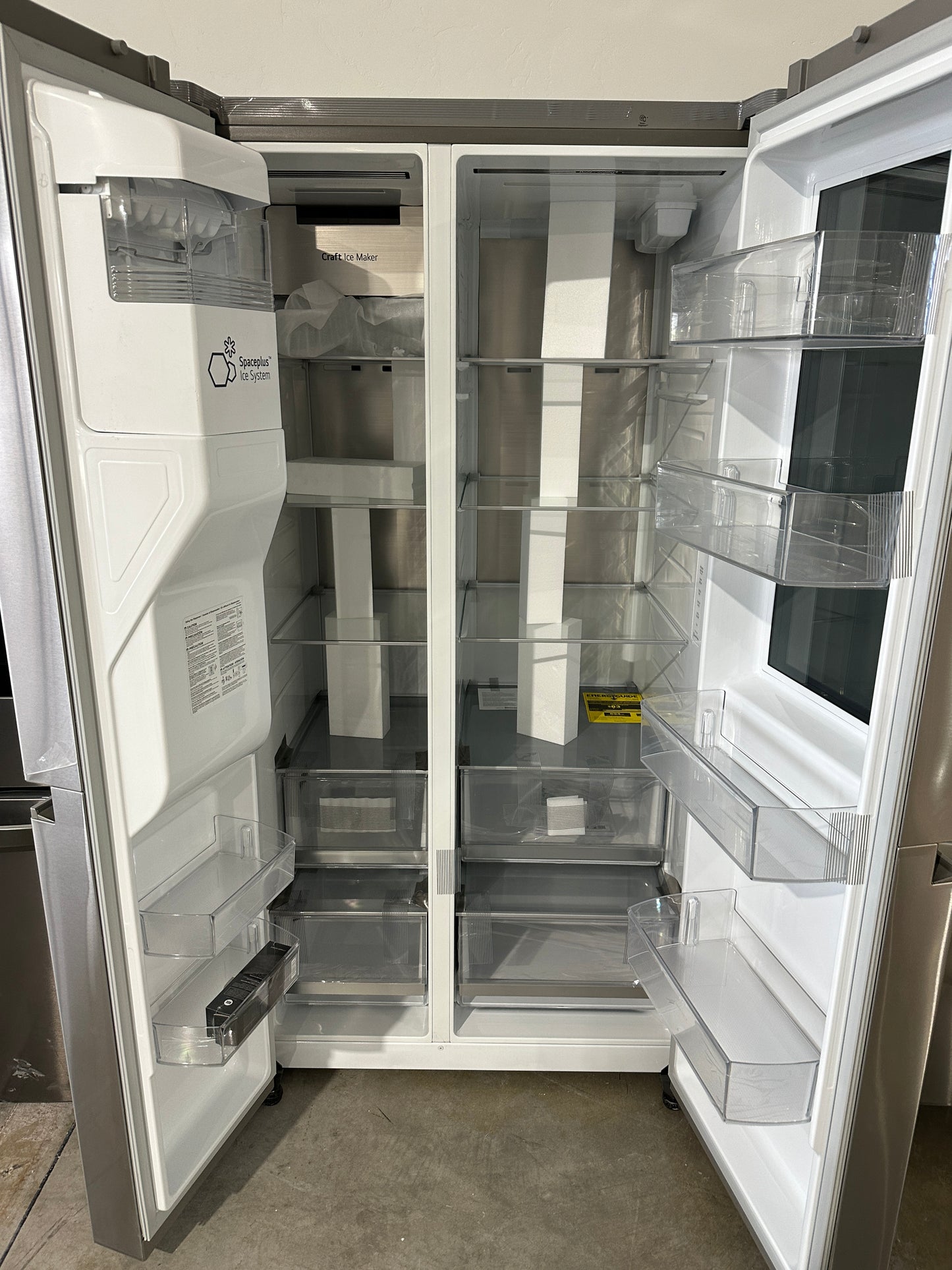 SIDE BY SIDE LG REFRIGERATOR with CRAFT ICE - REF11937S LRSOS2706S