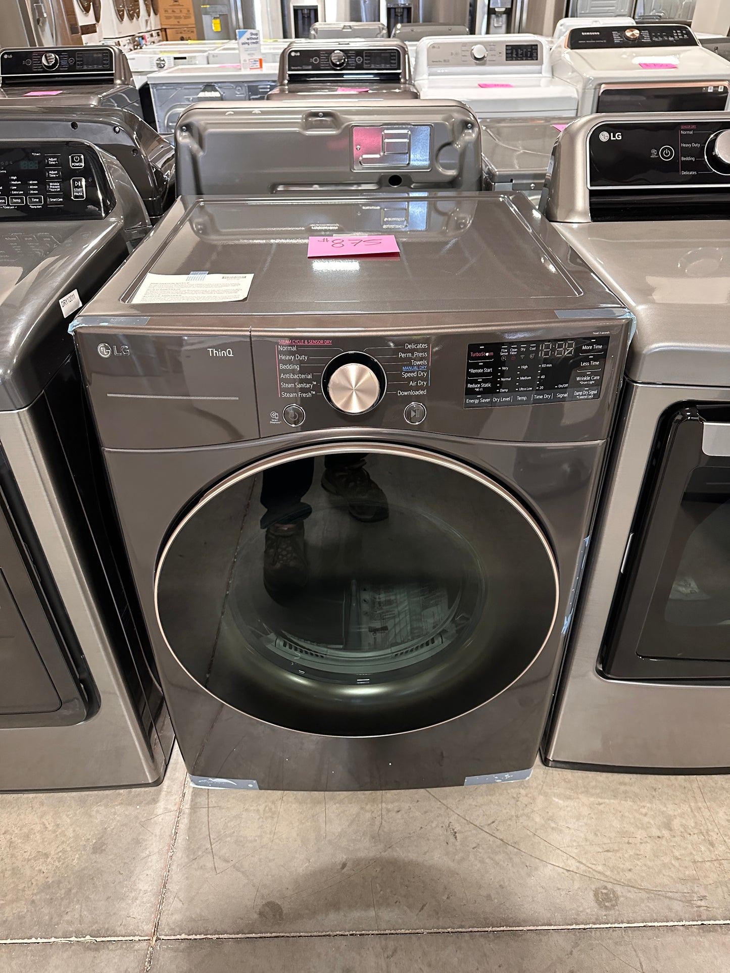 STACKABLE SMART ELECTRIC DRYER with STEAM - DRY12215