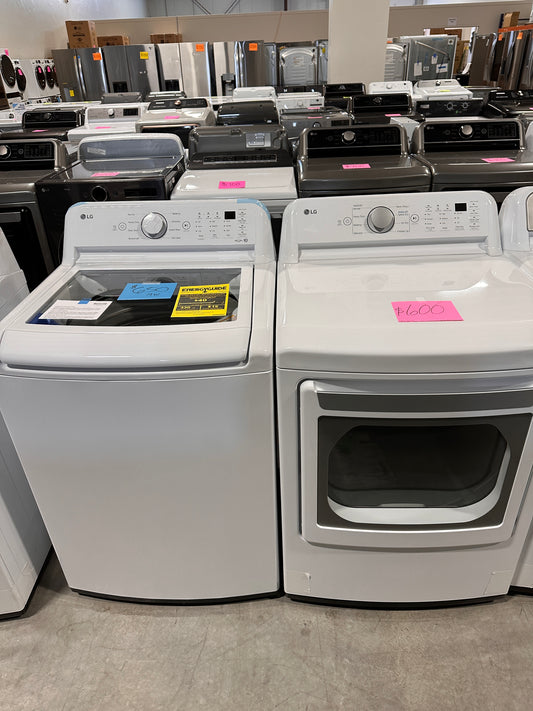 BRAND NEW LAUNDRY SET - ELECTRIC DRYER - TOP LOAD WASHER - WAS12813