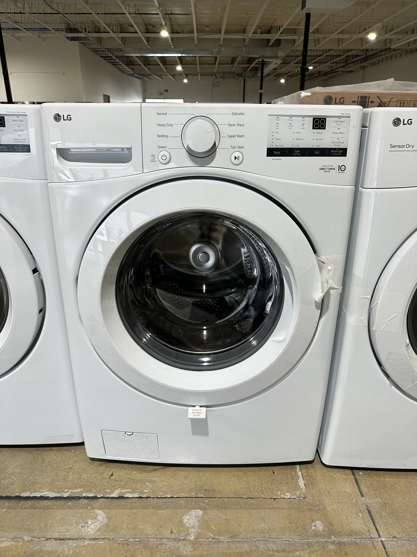 STACKABLE FRONT LOAD WASHER - WAS11824S WM3400CW