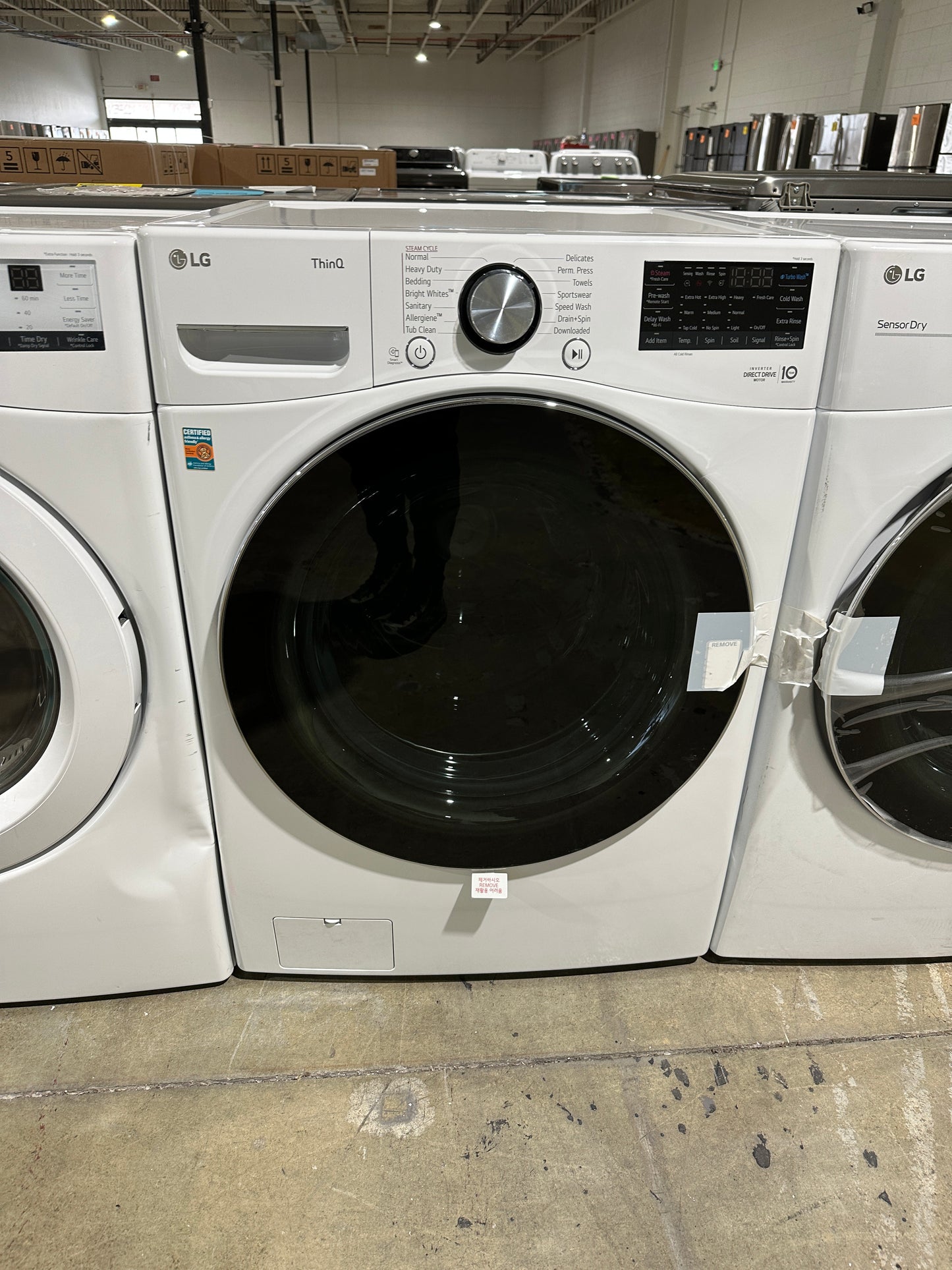 SMART FRONT LOAD WASHER WITH STEAM - WAS11830S WM4200HWA
