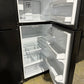 BLACK GE REFRIGERATOR - GREAT FOR GARAGE - REF12029S GIE18GTNRBB