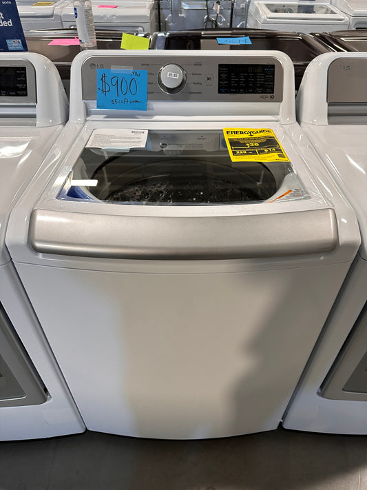 WHITE TOP LOAD LG WASHER - WAS12842