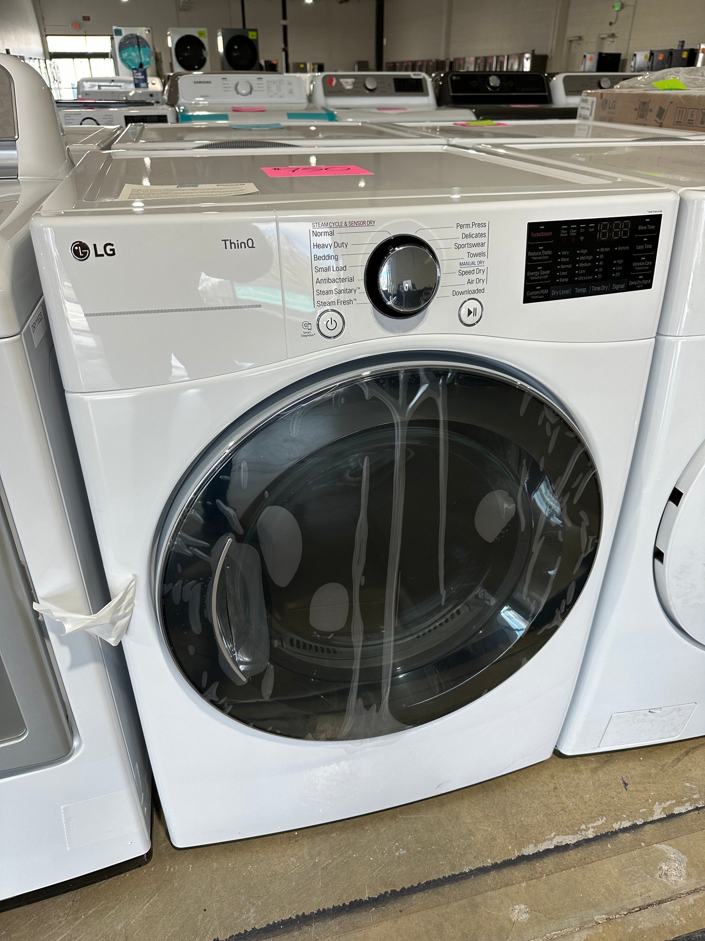 STACKABLE SMART ELECTRIC DRYER - DRY11664S DLEX3900W