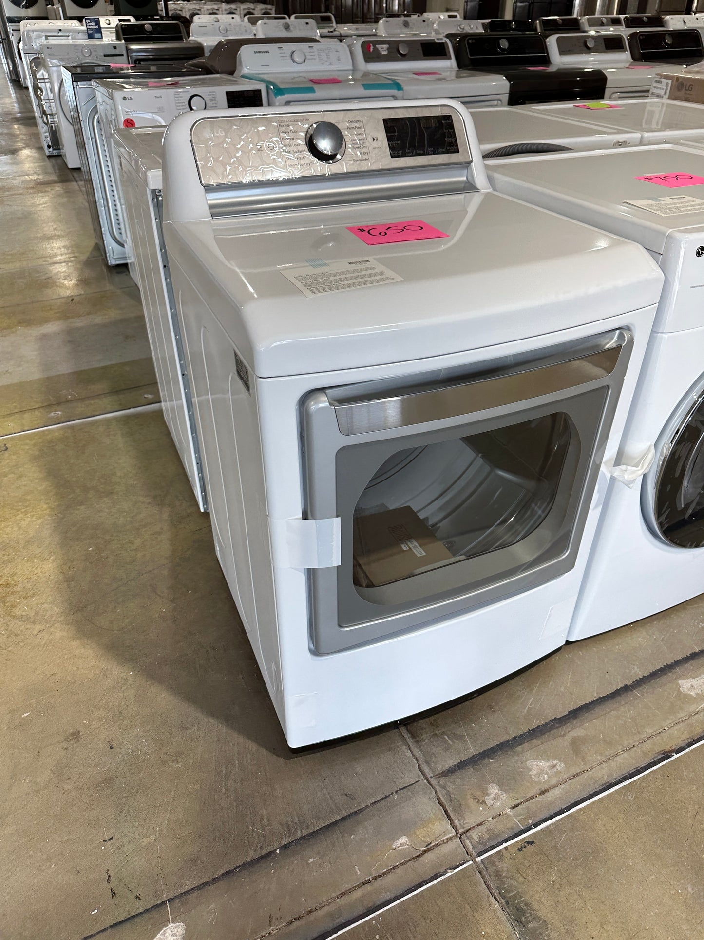 Model: DLEX7800WE NEW LG ELECTRIC DRYER - DRY11653S