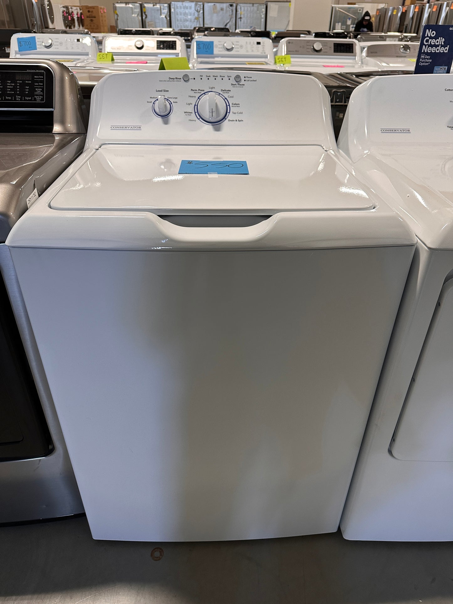 NEW WHITE TOP LOAD WASHER - WAS12847 NTW3811STWW