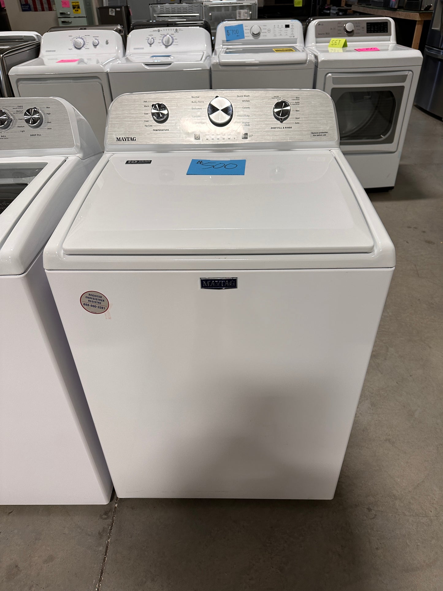 NEW TOP LOAD WASHER WITH DEEP FILL - WAS12817