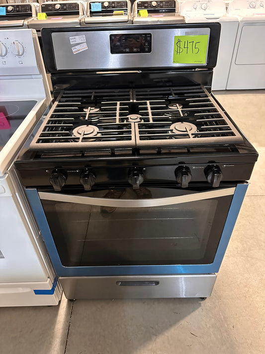 NEW WHIRLPOOL STAINLESS STEEL GAS RANGE - RAG11337