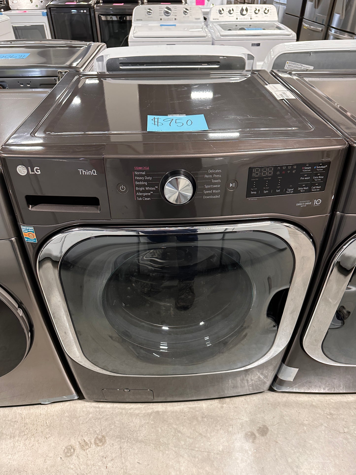STACKABLE SMART FRONT LOAD WASHER with STEAM - WAS12859