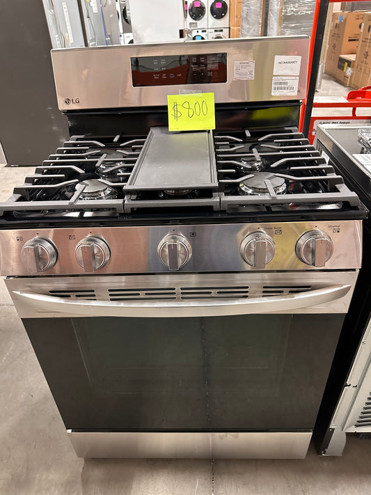 GAS TRUE CONVECTION RANGE - NEW LG RANGE - RAG11738