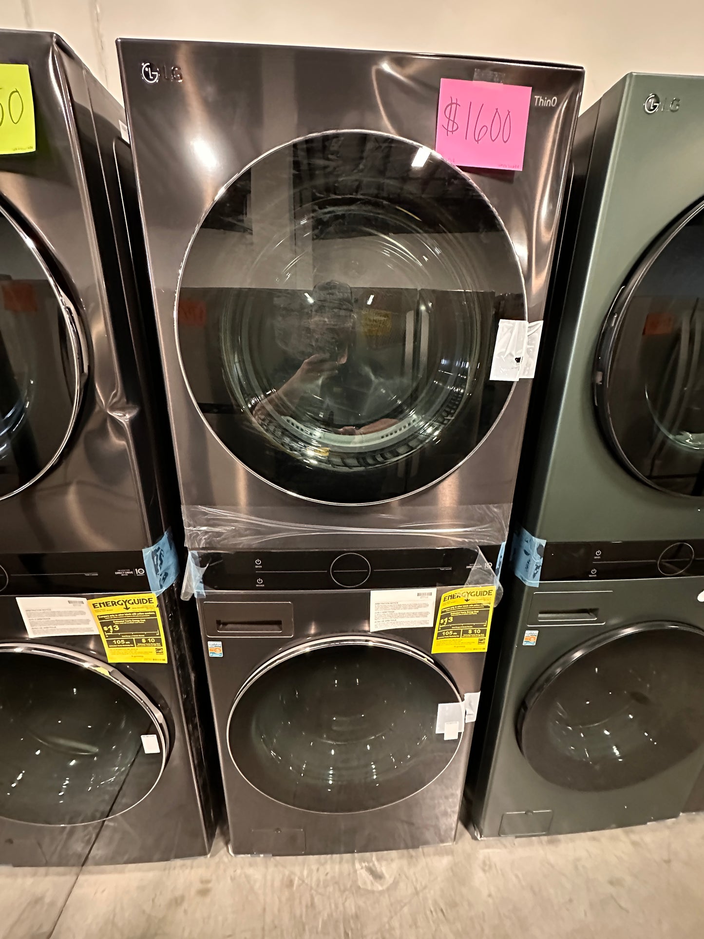 NEW ELECTRIC DRYER WASHTOWER by LG - WAS12862 WKEX200HBA