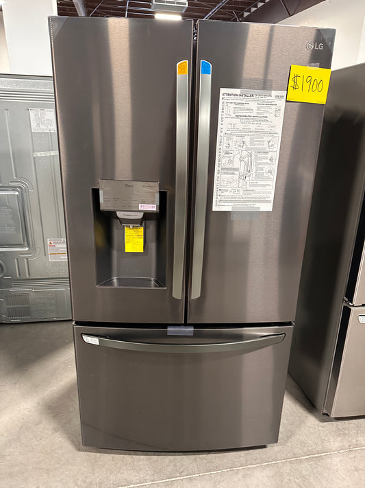 SMART LG REFRIGERATOR in BLACK STAINLESS STEEL - REF12693