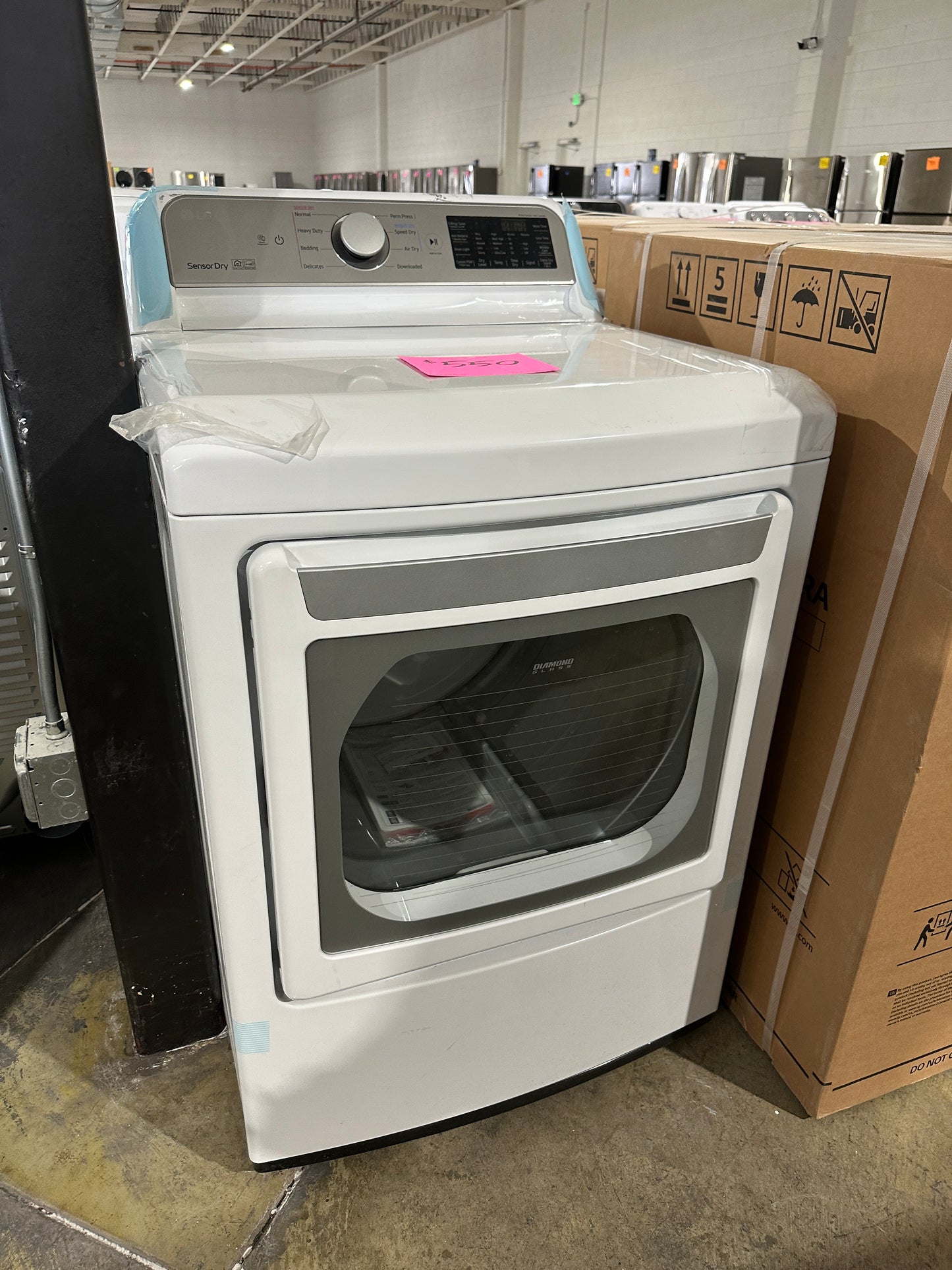 NEW LG SMART ELECTRIC LG DRYER - DRY11451S DLE7300WE