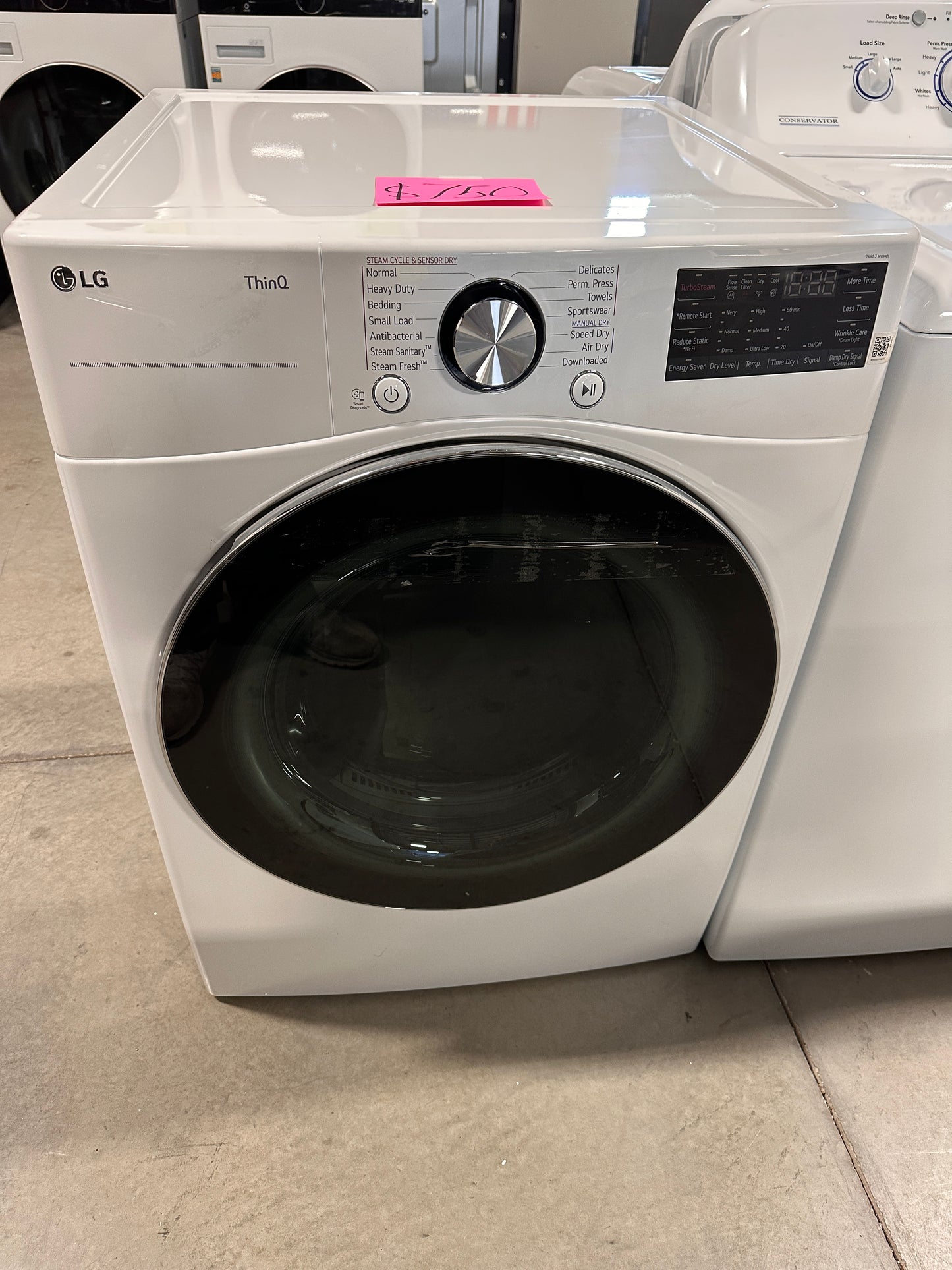 STACKABLE SMART ELECTRIC DRYER - DRY12249 DLEX4200W